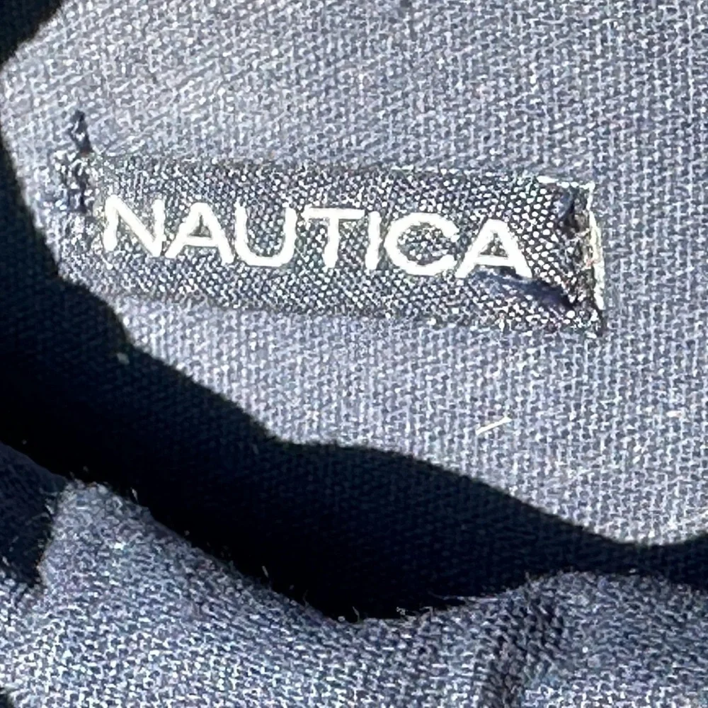 Nautica Rudder Nautical Canvas Espadrille Flat Anchor Print Cinched at Heel